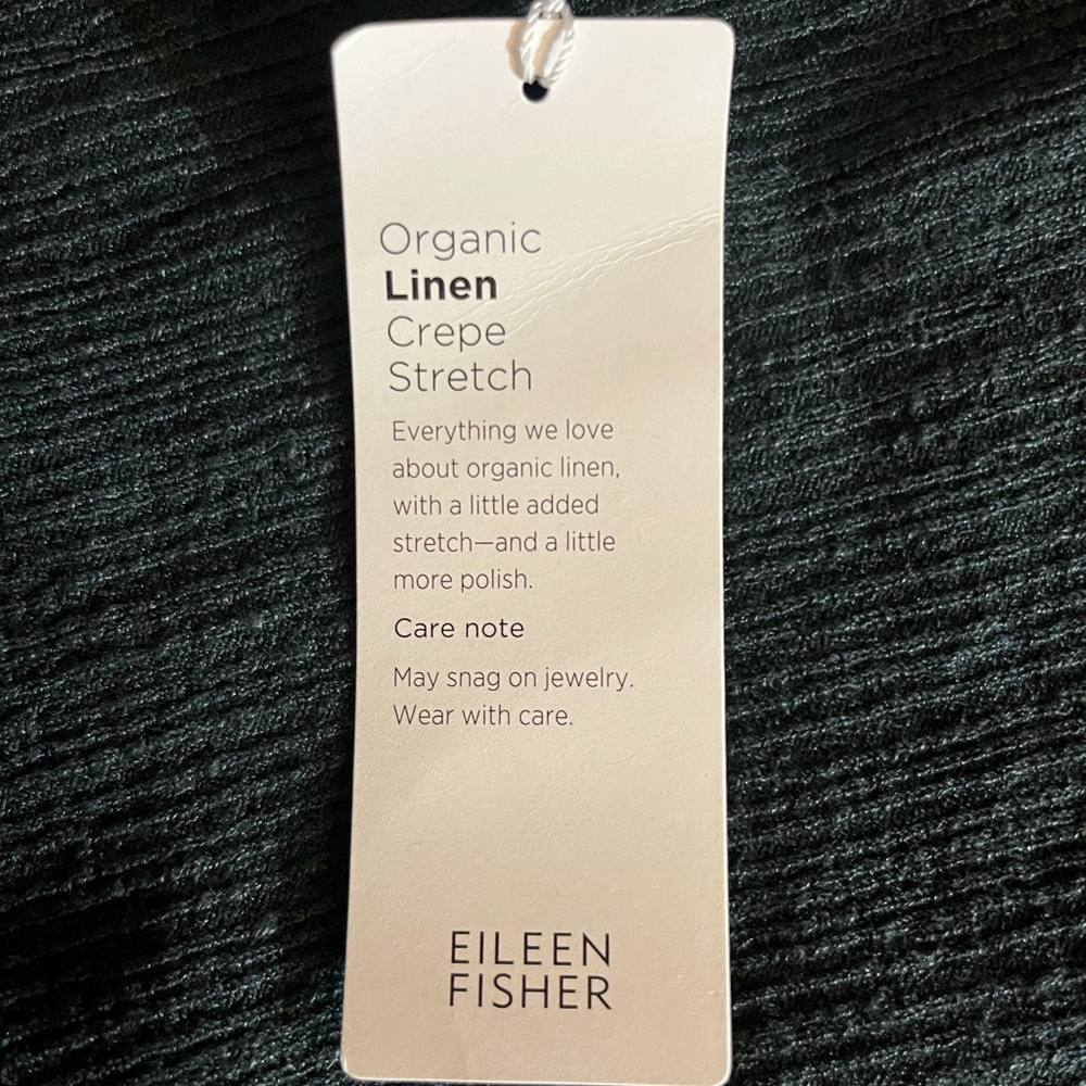 Eileen Fisher Charcoal Poncho - Picture 6 of 6
